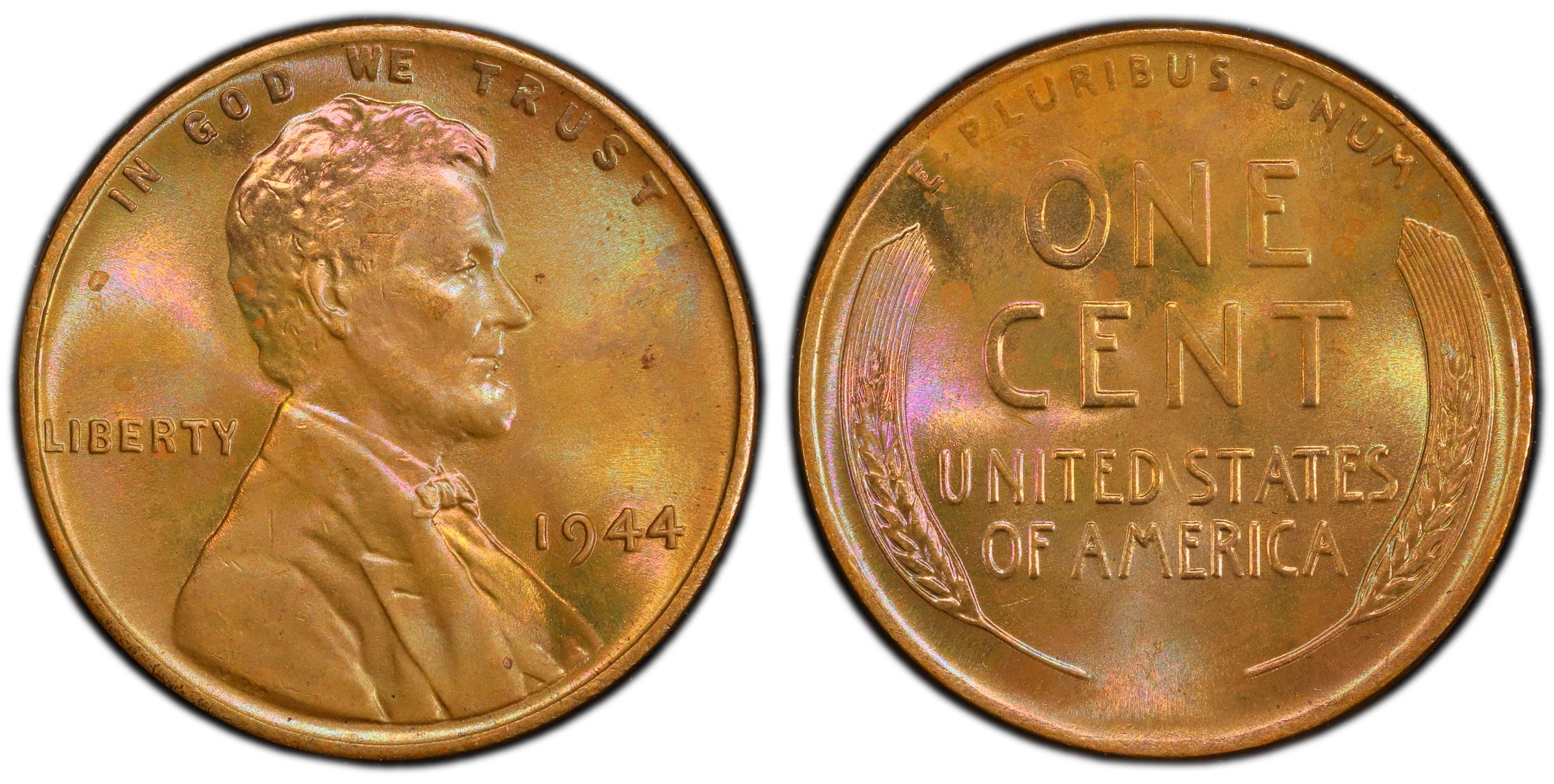 Historical collection of rare pennies worth money from colonial era